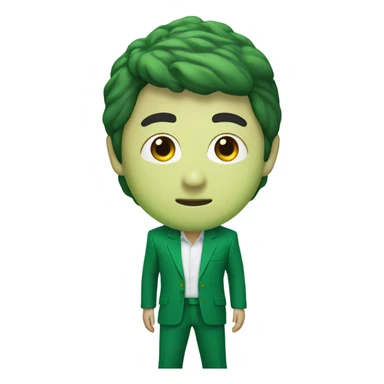 Jang Joon Woo with green squid game suit sticker