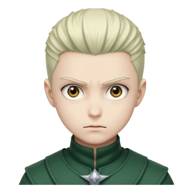a front view shot of mere from hunter x hunter sticker