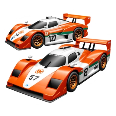 Машинка HotWheels Mazda 787B в упаковке HotWheels. sticker