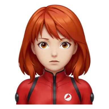 Asuka langley sticker