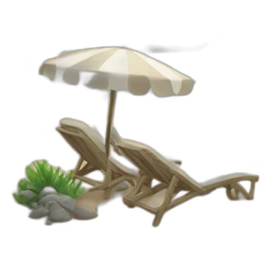 seaside landscape sticker