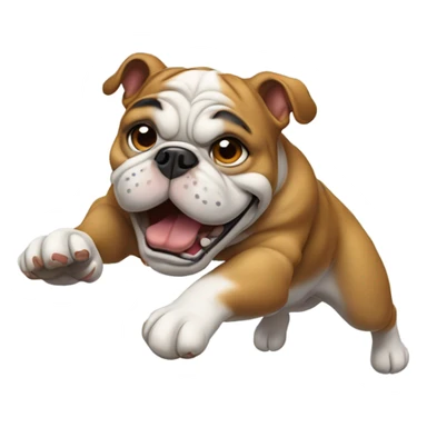 Bomb dive bull dog sticker