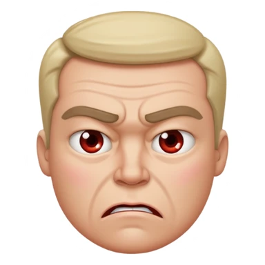 A 😡 but clam dowe but keep the face expression and make it blushing sticker