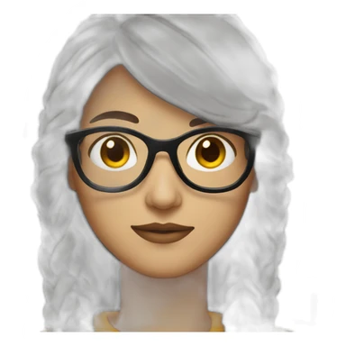 Designer with glasses sticker