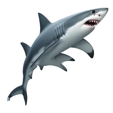 Graceful shark  sticker