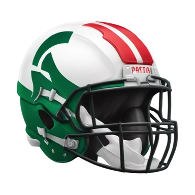 Soccer ball with a spartans helmet  sticker