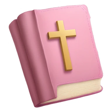 light pink bible sticker