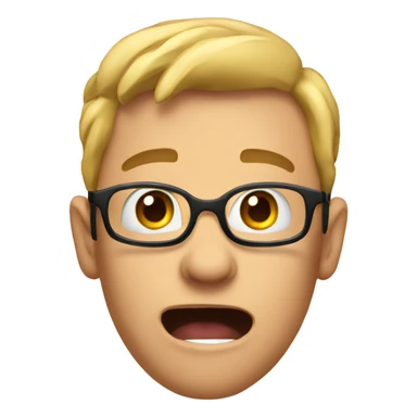 men or women with amazed reaction and hand pointing at right sticker