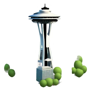 Seattle city landmark iconic 🌁🌇🏙️🌆 sticker