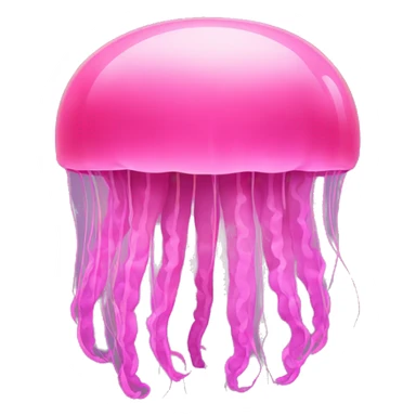 pink jellyfish sticker