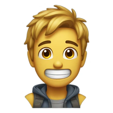 Mischievous giggle  sticker