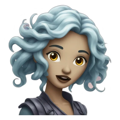 siren evil mythical creature sticker