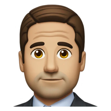 michael scott from the office sticker