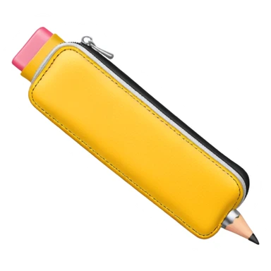yellow Pencil Case sticker