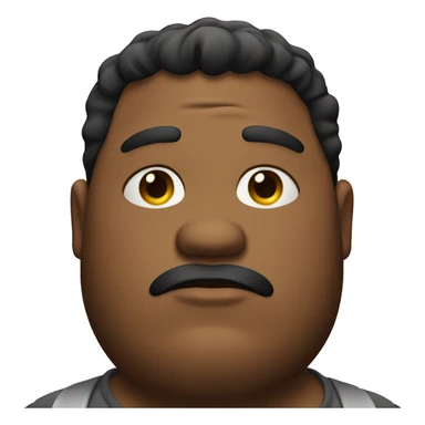 Gay fat guy sad sticker