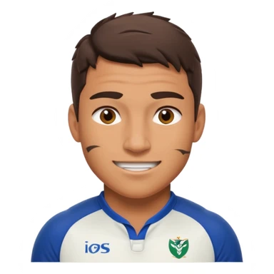Rugby player sticker