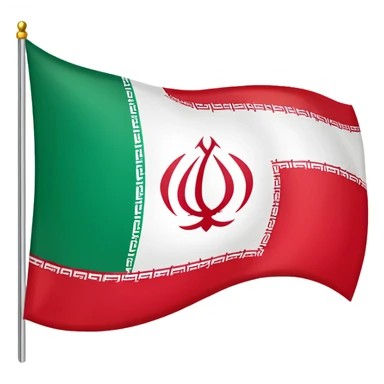 Iran shiro khorshid flag sticker