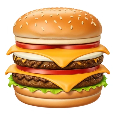 hamburger dog sticker