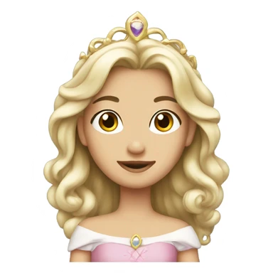 Pretty princess sticker