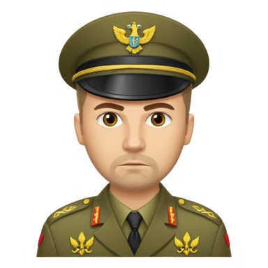 generate realistic military logistics department manager from ukraine sticker