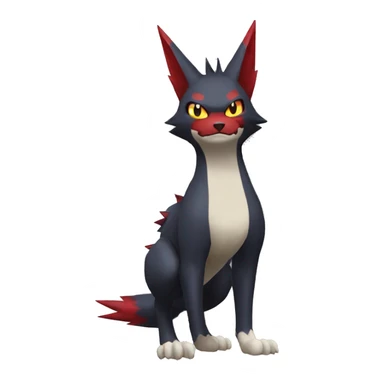 Nargacuga-Litten-Zangoose-Zoroark full body sticker