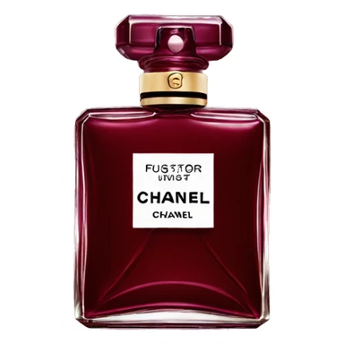 Chanel perfume burgundy  sticker