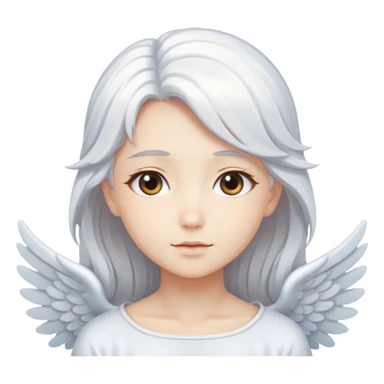 anime style angel sticker