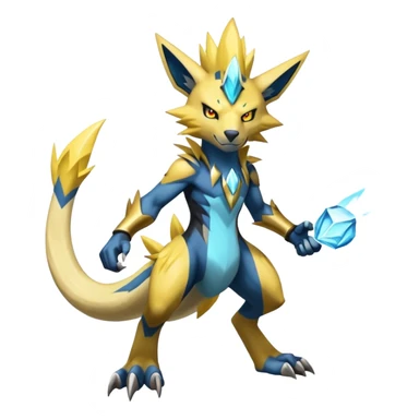 Shiny Epic Badass Manectric-Zeraora-hybrid (Full body) sticker