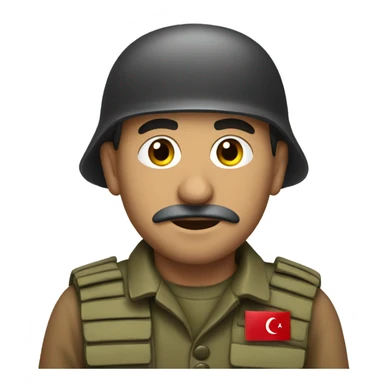 turkish soldier sticker