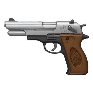 gun that shoots poop emoji sticker