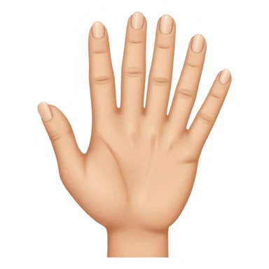 I want like a sign with my hand a hand with the third finger and the forth I want theme on and the others off sticker