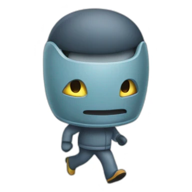 Corredora entrando en meta sticker