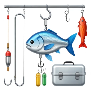 Снасти для рыбалки sticker