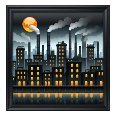 Vilains city very dark  sticker