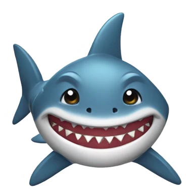 Shark with swimsuit sticker