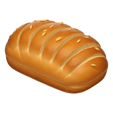 bread loaf taking a nap sticker