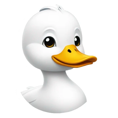 a duck as a software engineer sticker