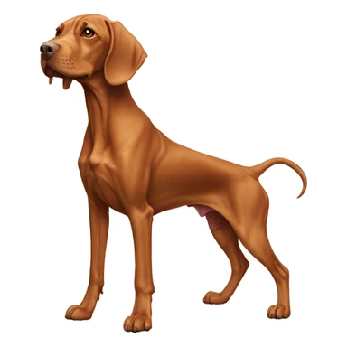 Vizsla on dragon’s back sticker