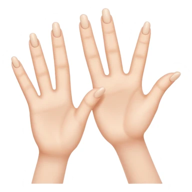 hands moving up and down sticker