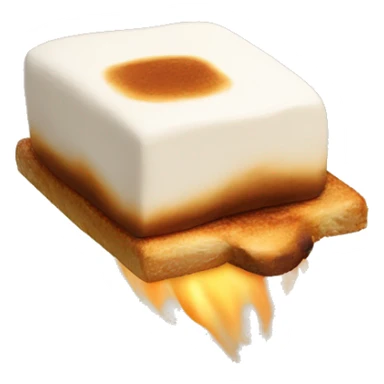 toasted marshmallow plain sticker