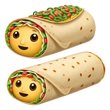 Bean burrito sticker