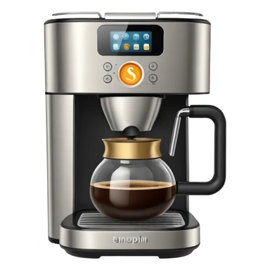coffee at home machine sticker