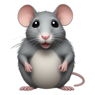 rat Remy sticker