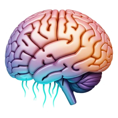 AI brain without barriers or chains, free-thinking AI sticker