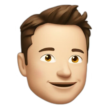 Elon musk winks sticker