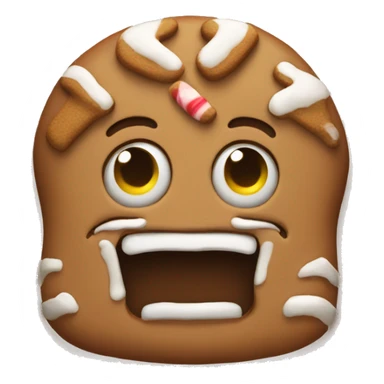 New Year's gingerbread sticker