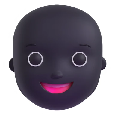 friendly AI face sticker