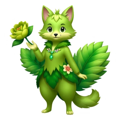  Fey Toony Sprigatito-fusion-hybrid (full body) sticker