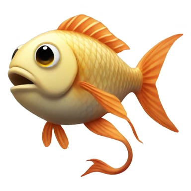 A fish with legs sticker