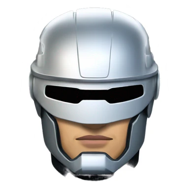 Robocop face  sticker